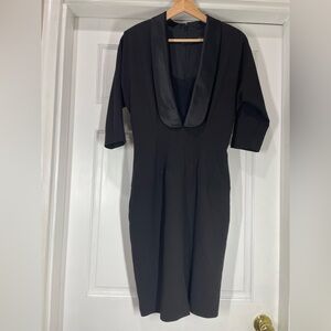 Black Halo Black Dress Sz 6